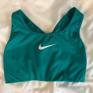 Green Nike Sports Bra